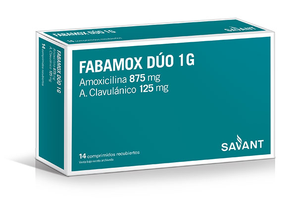 Fabamox DÚO 1g